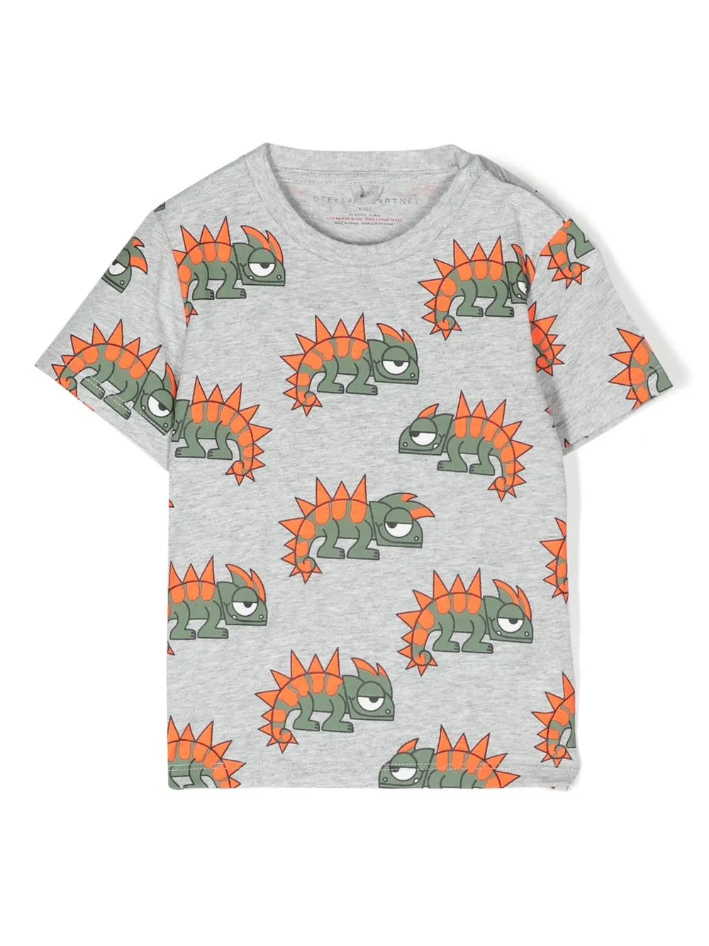 

Stella McCartney Kids graphic-print short-sleeve T-shirt - Grey