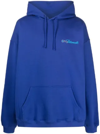 Vetements hoodie blue store