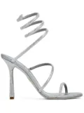 René Caovilla spiral-design heeled sandals - Silver