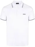 Zegna embroidered-logo polo shirt - White