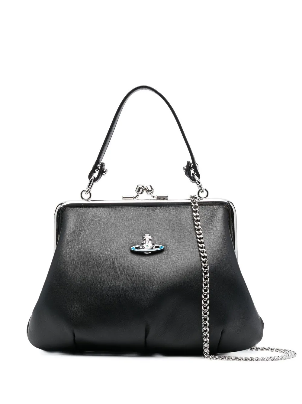 

Vivienne Westwood leather clutch bag - Black