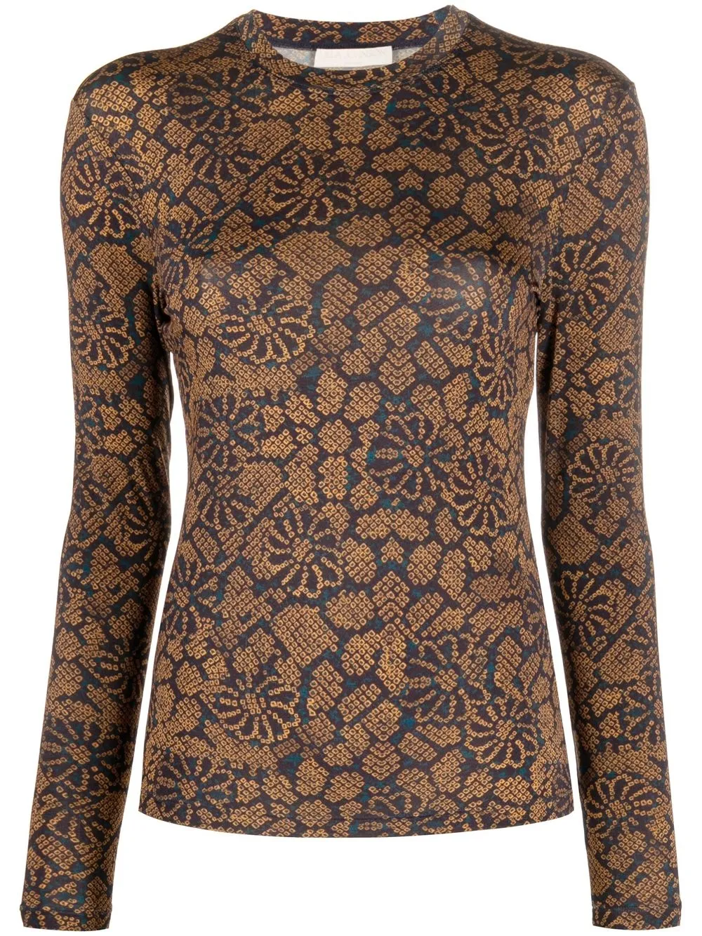 

Ulla Johnson floral-print long-sleeve top - Blue