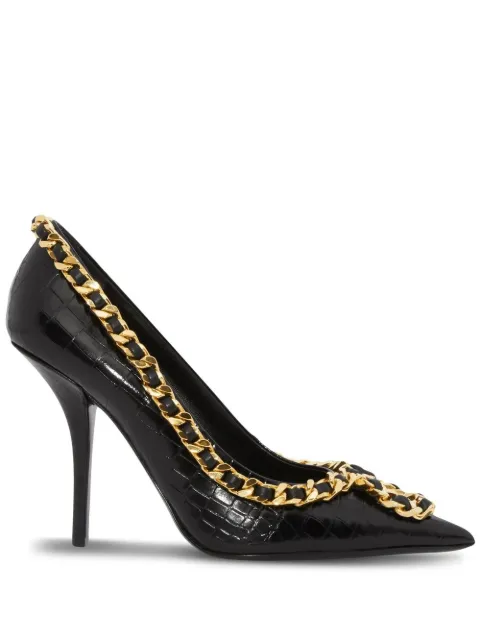 Burberry Pumps aus Leder 100mm