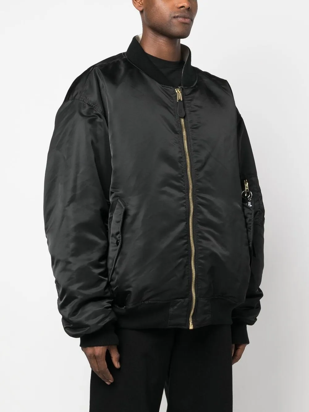 Vetements Khaki Reversible Bomber Jacket