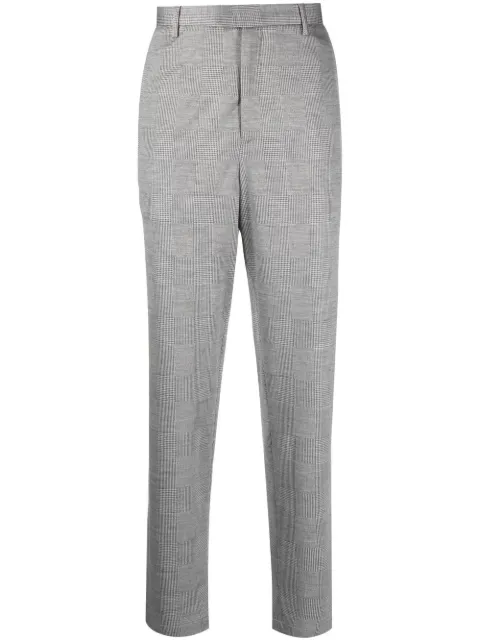 Emporio Armani Calça reta com padronagem xadrez