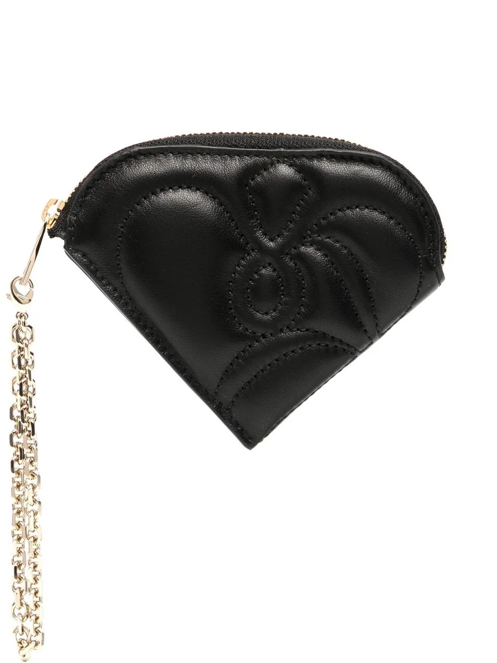 

Alexander McQueen calfskin zip-around purse - Black