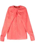 Stella McCartney chain-link print blouse - Pink