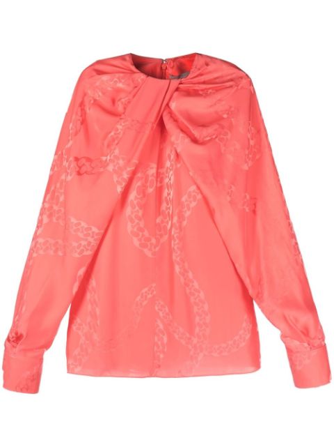 Stella McCartney chain-link print blouse Women