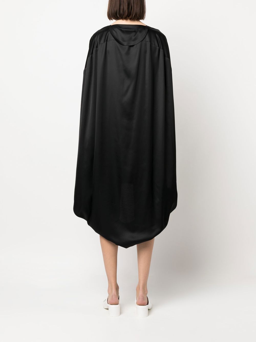 MM6 Maison Margiela cape-detail sleeveless dress Women