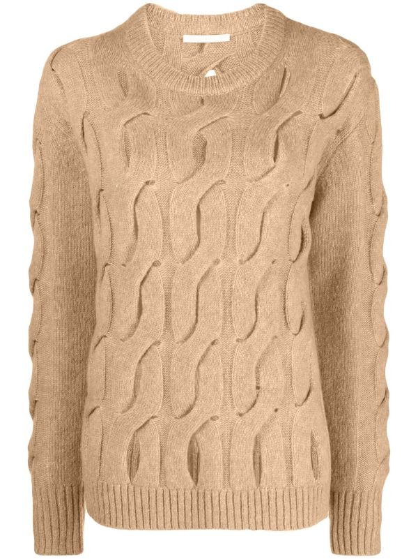 Helmut Lang Open cable-knit Jumper - Farfetch