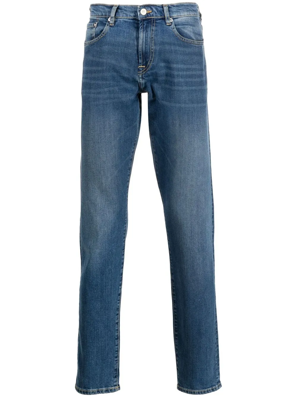 

PS Paul Smith mid-rise straight-leg jeans - Blue