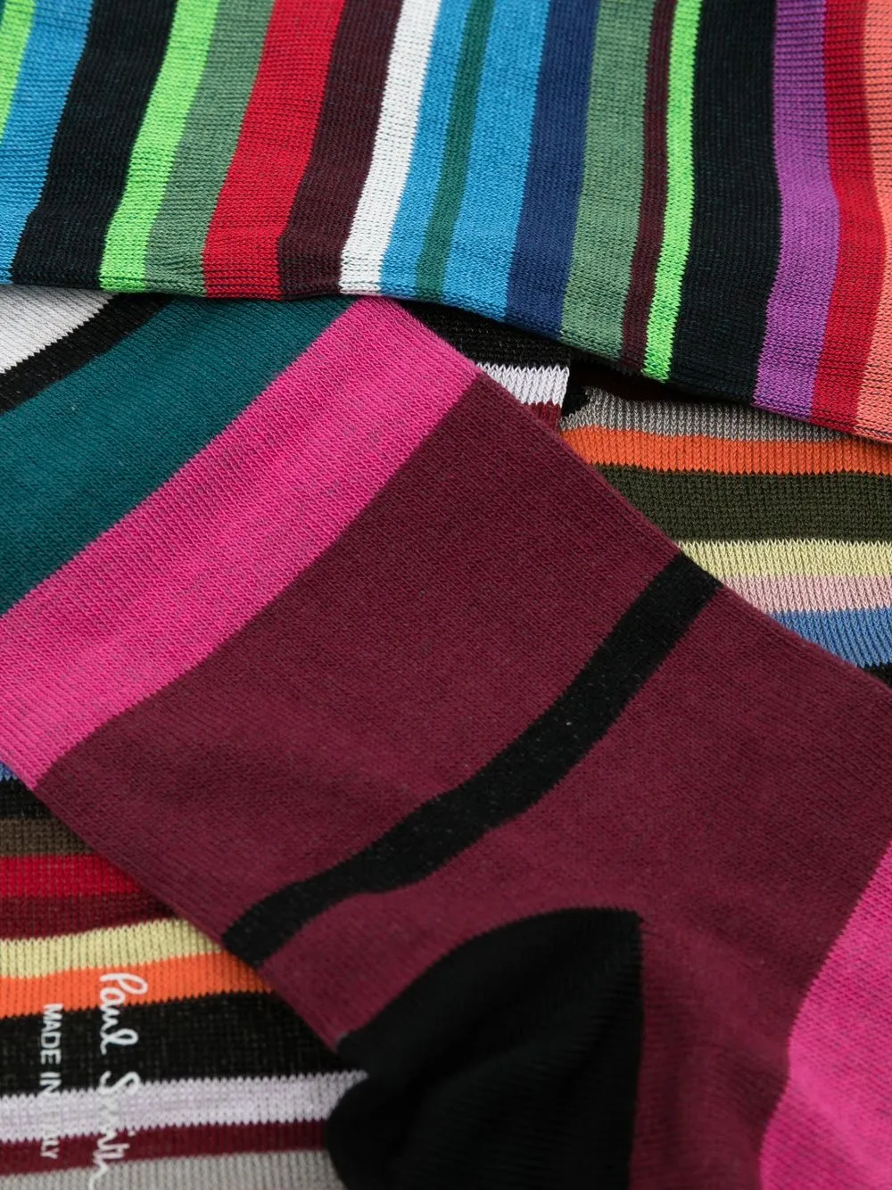 Paul Smith Gestreepte sokken - Zwart