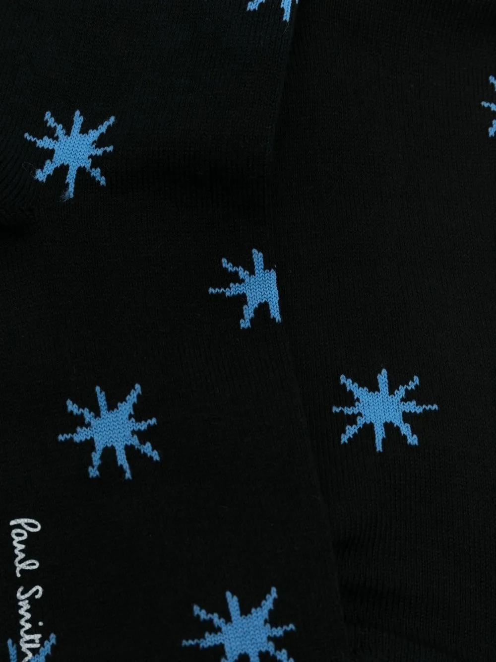 Paul Smith Intarsia sokken - Zwart