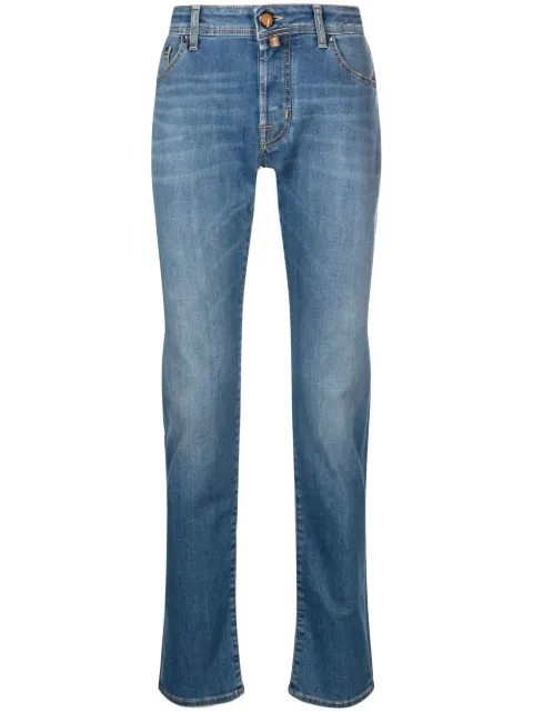 Jacob Cohën jean slim à taille mi-haute