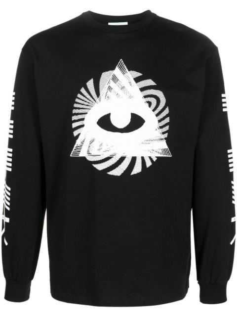 Aries - graphic-print long-sleeve T-shirt