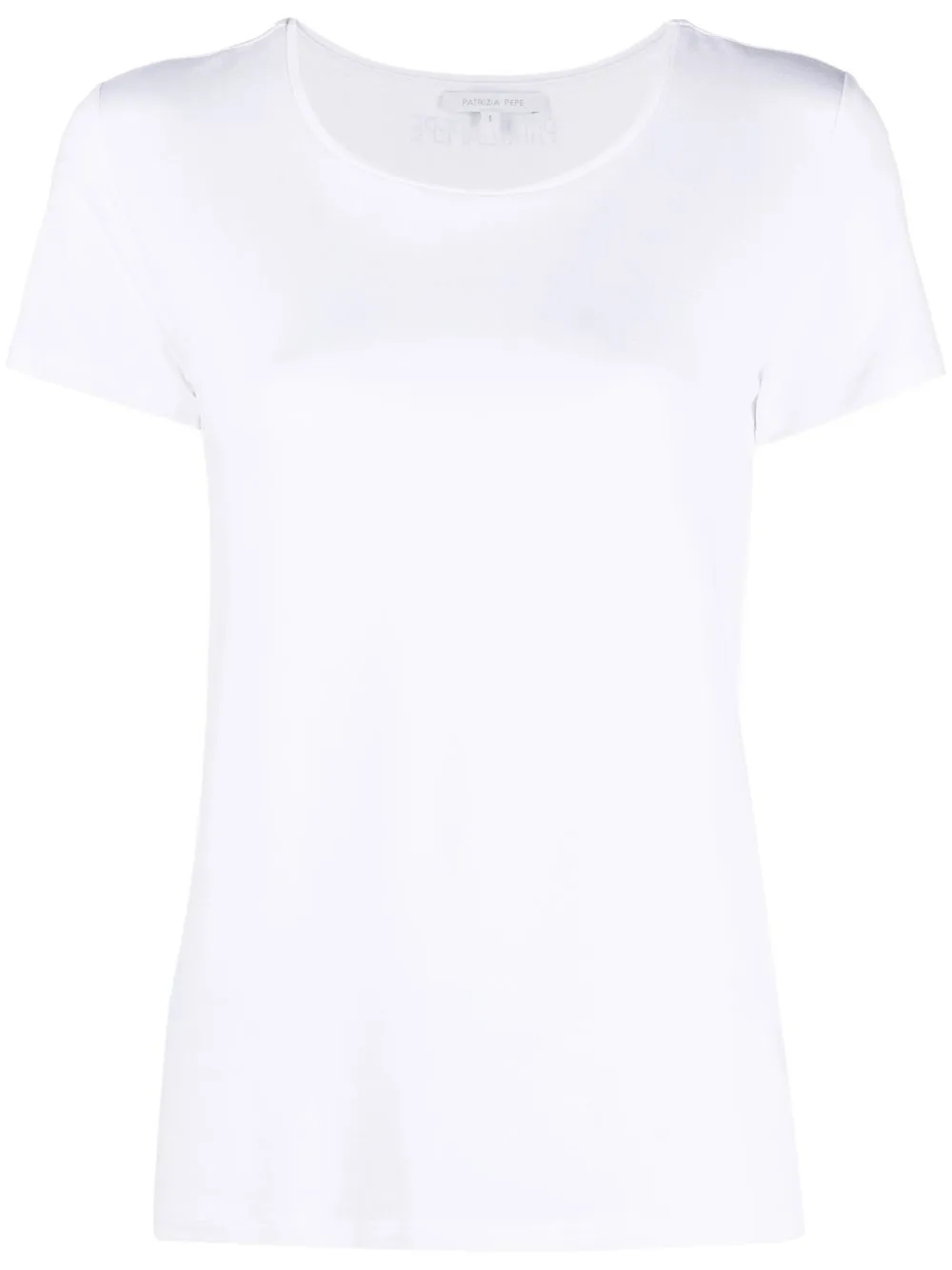 

Patrizia Pepe playera manga corta con cuello redondo - Blanco