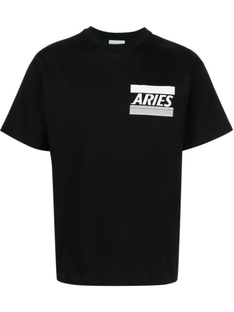 Aries - Credit Card logo-print T-shirt