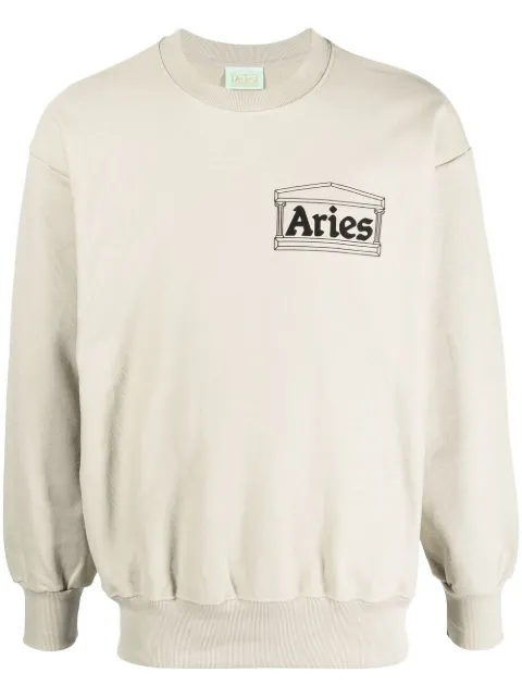 Aries Temple logo-print sweatshirt