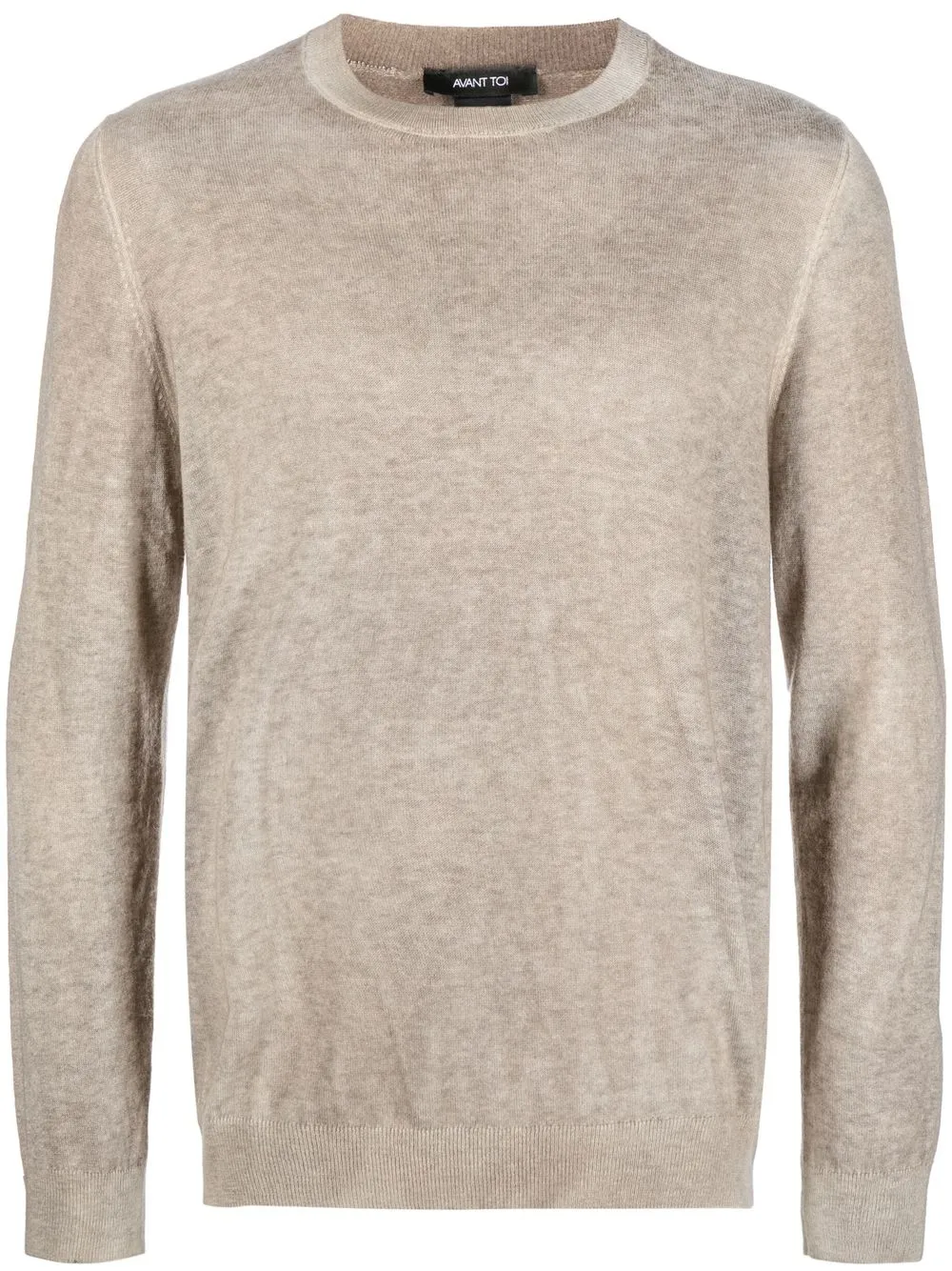 

Avant Toi crew neck long-sleeved jumper - Brown