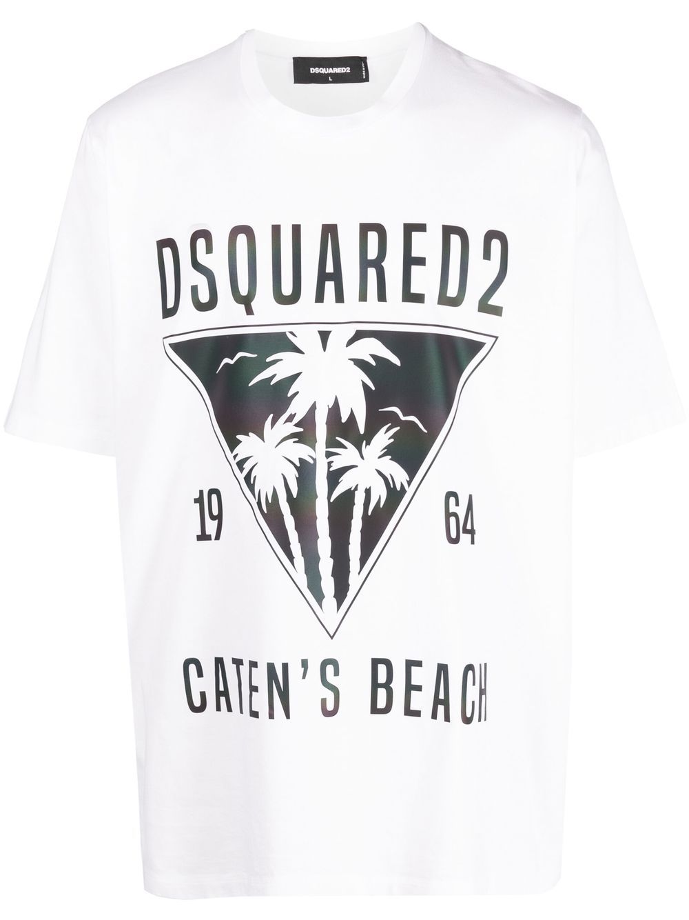 Dsquared2 Logo-print Short-sleeved T-shirt In White