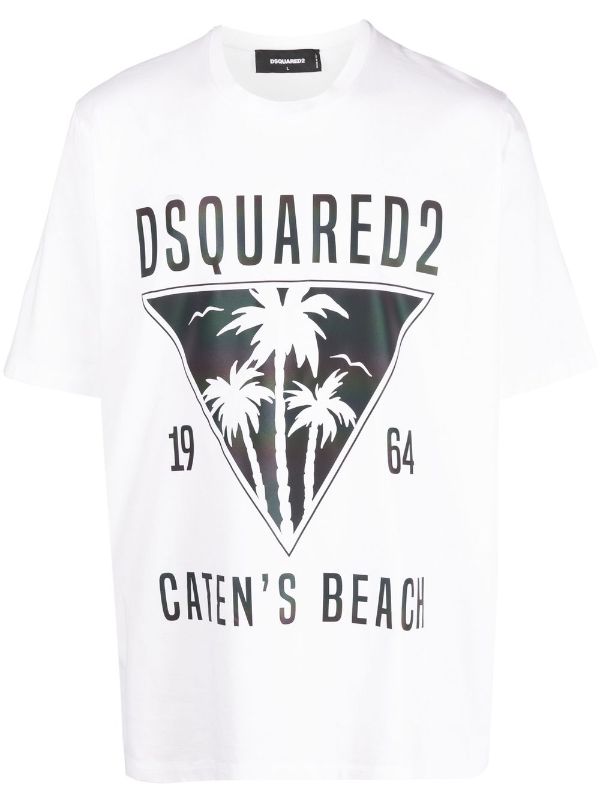 Dsquared2 logo-print short-sleeved T-shirt - Farfetch