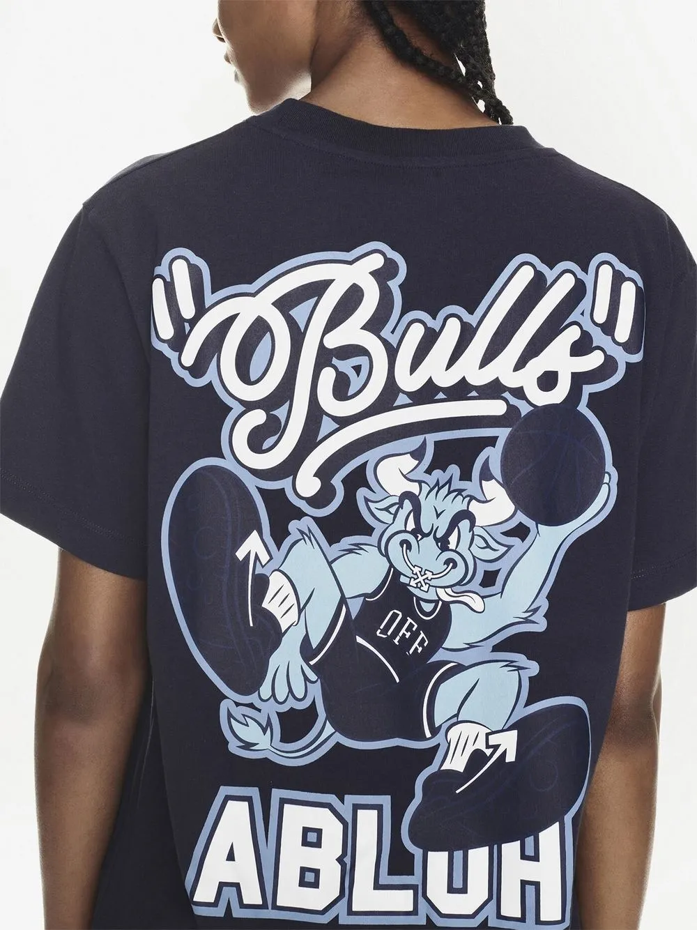 BULLS Violet 23 Bulls Oversize Drop Shoulder T Shirt