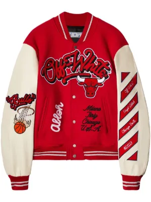 Off-White Varsity Jacket, $1,313, farfetch.com