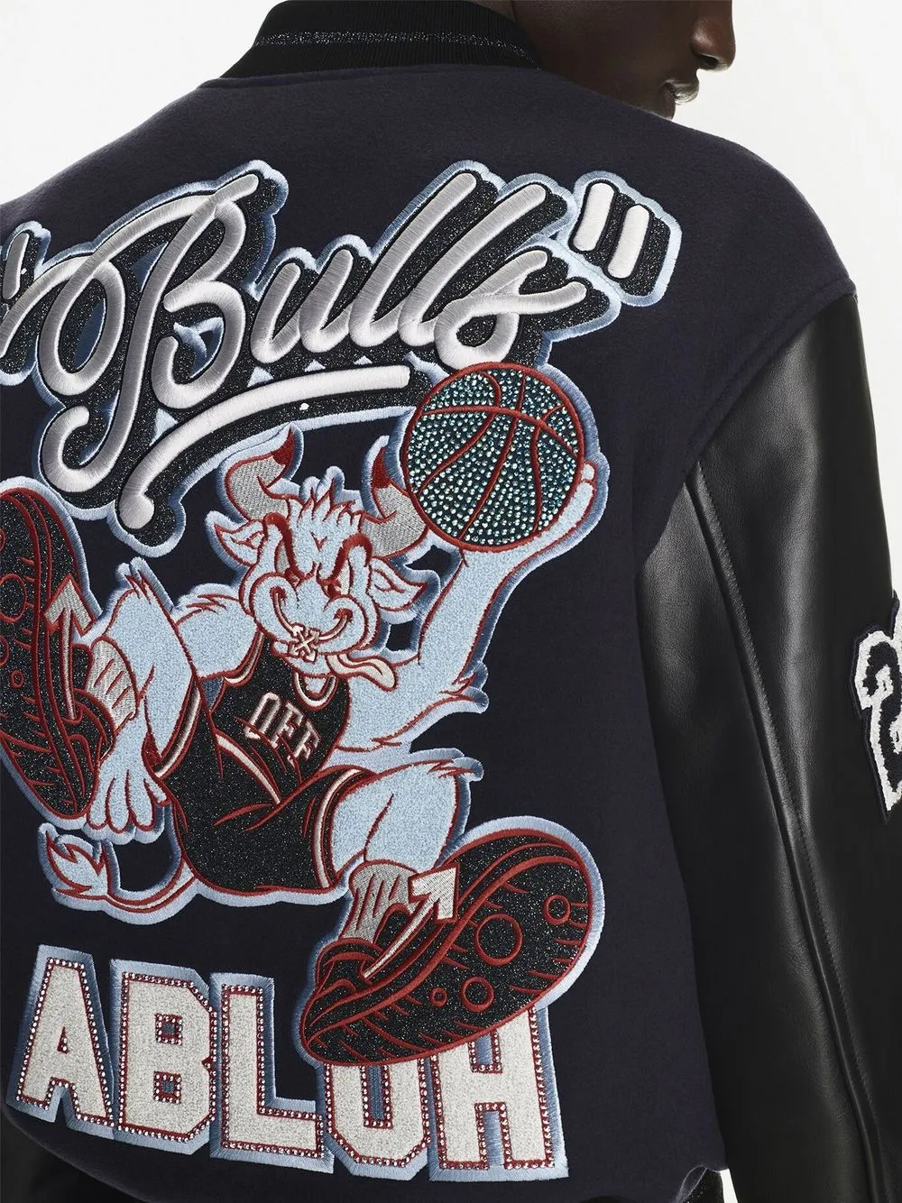 Off-white ™ C/o Chicago Bulls Blue Varsity In Black