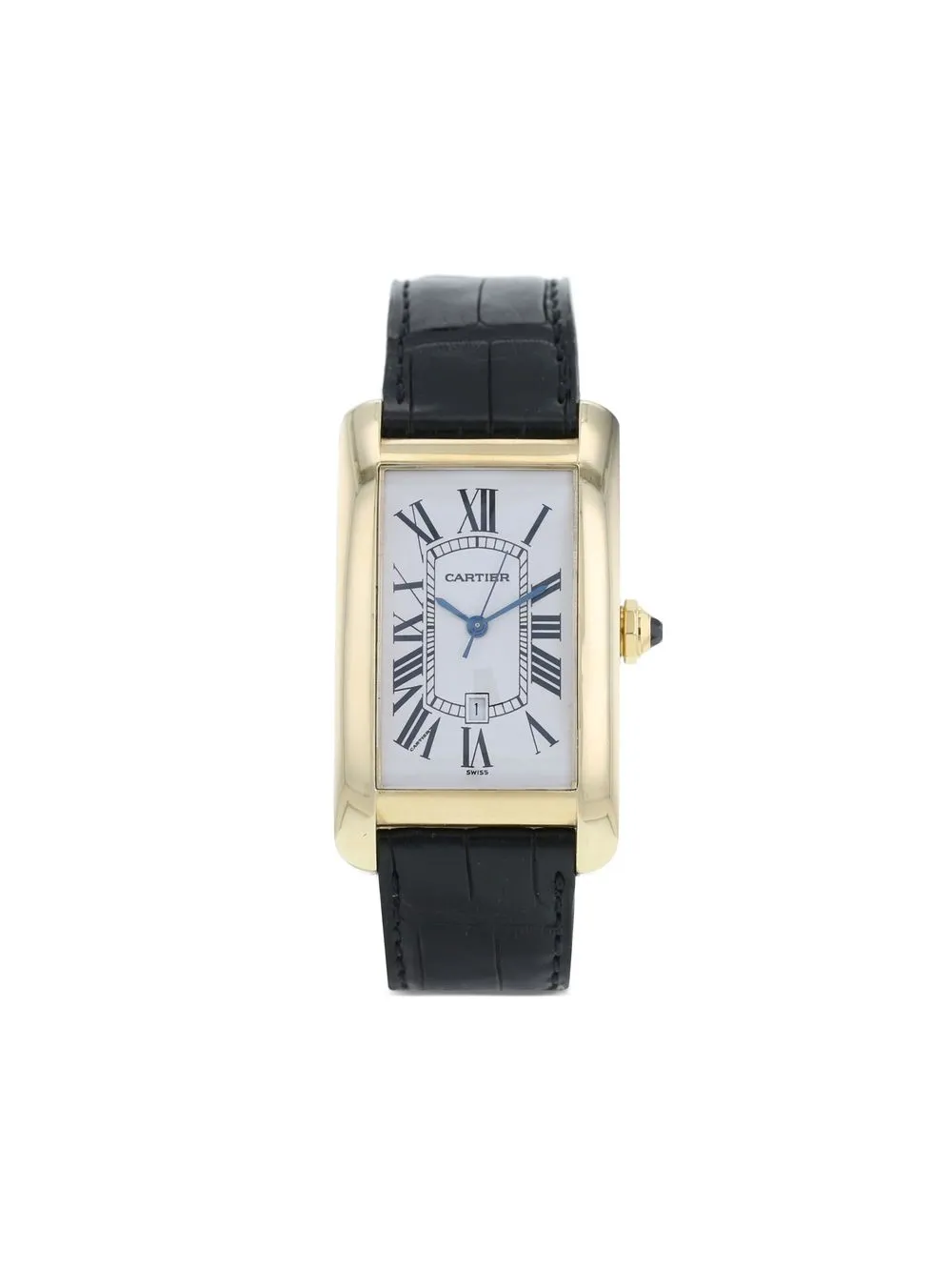 

Cartier 1990 pre-owned Tank Américaine 45mm - White