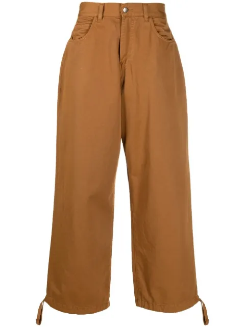 Société Anonyme logo-print wide-leg trousers
