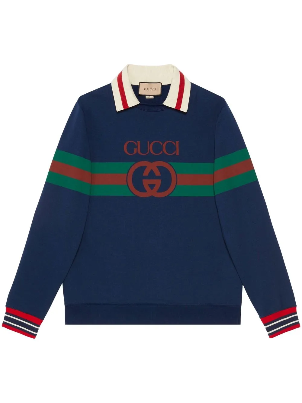 Gucci Web stripe collared sweatshirt price in Doha Qatar Compare