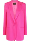 THE ANDAMANE single-breasted blazer - Pink
