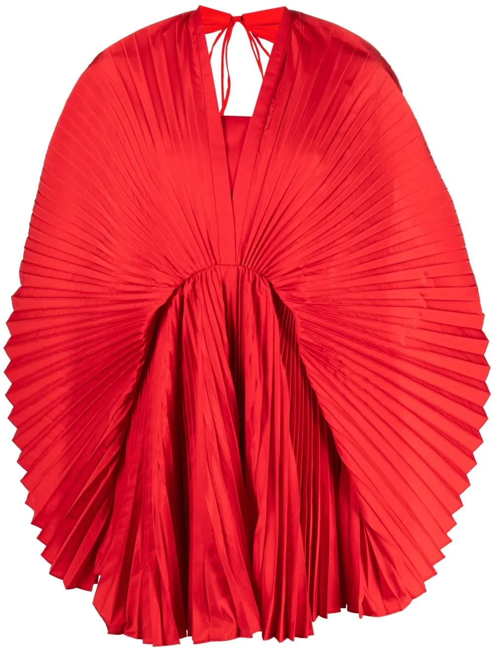 

Rochas plated short dress - Red