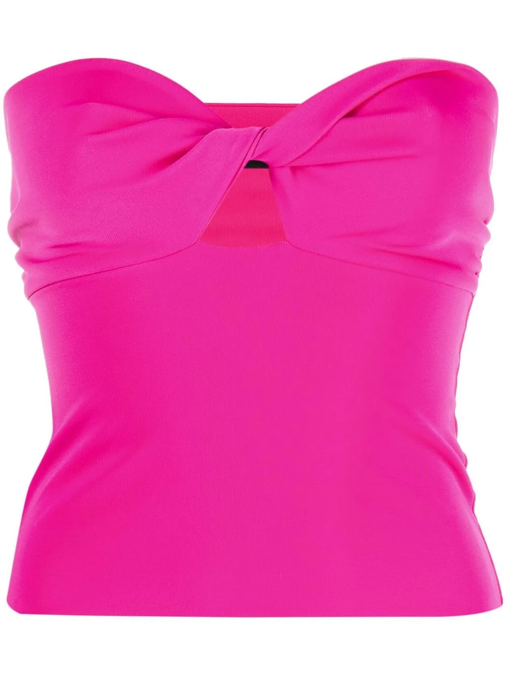 

THE ANDAMANE top estilo bandeau con detalle retorcido - Rosado