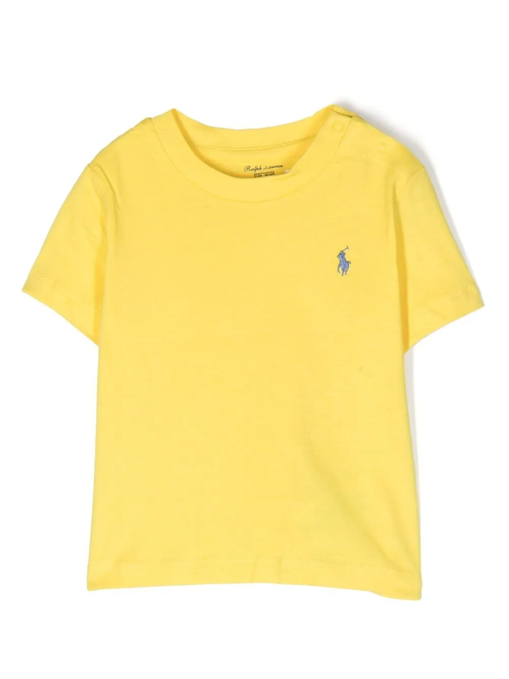 

Ralph Lauren Kids playera con logo bordado - Amarillo