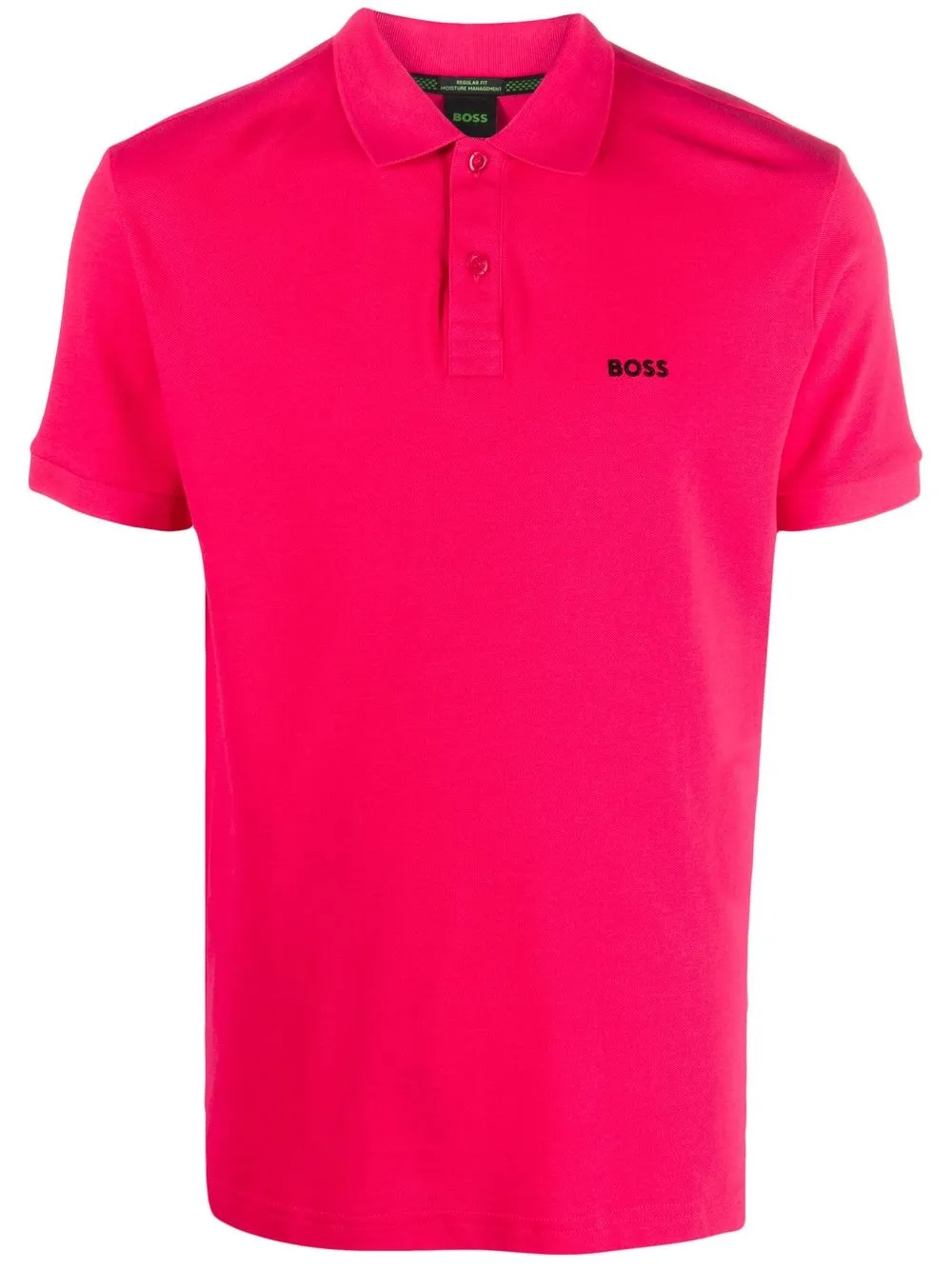 

BOSS embroidered-logo polo shirt - Pink