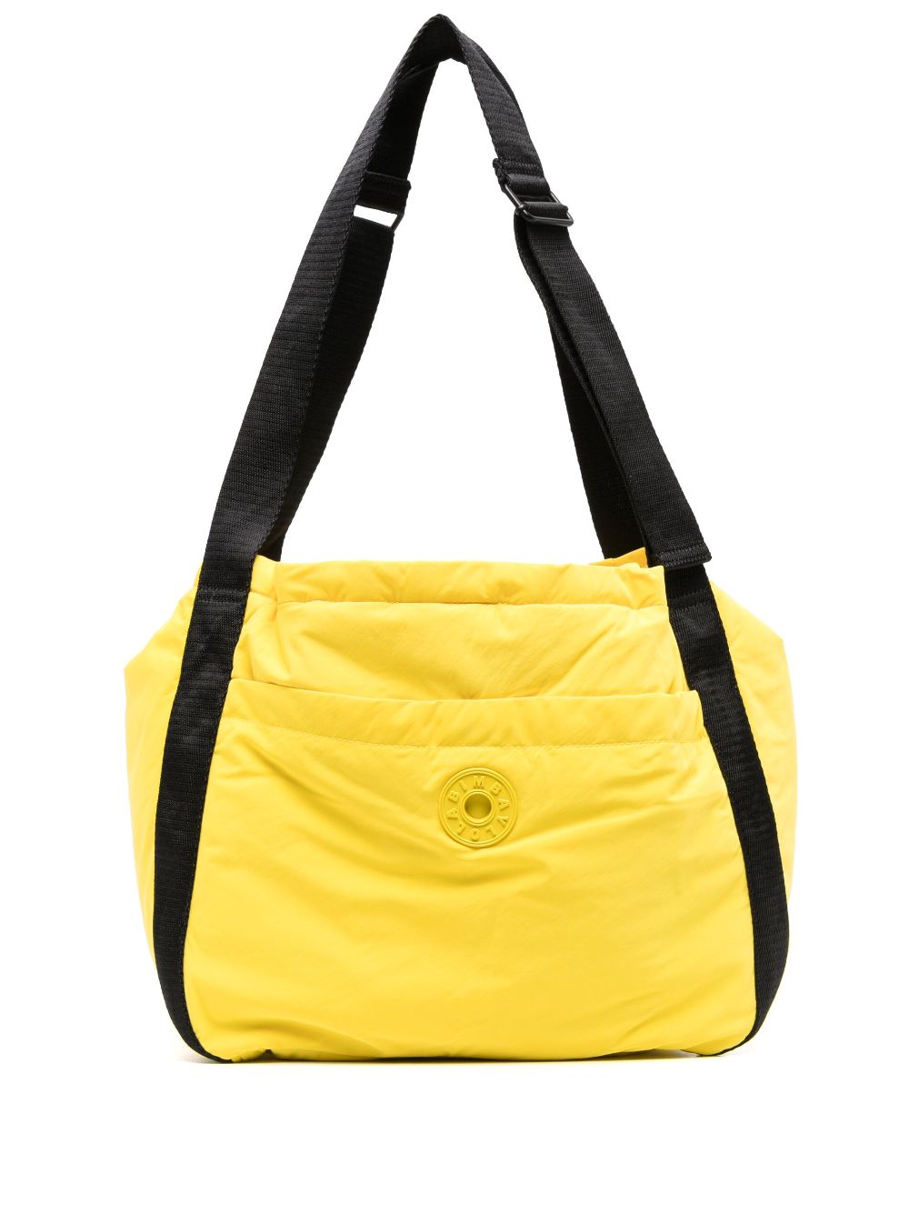 Bimba Y Lola Logo-patch Tote Bag In Yellow