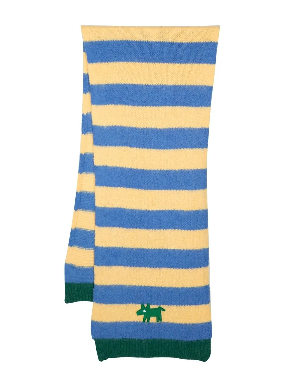 

Bimba y Lola bufanda tejida con diseño color block - Azul