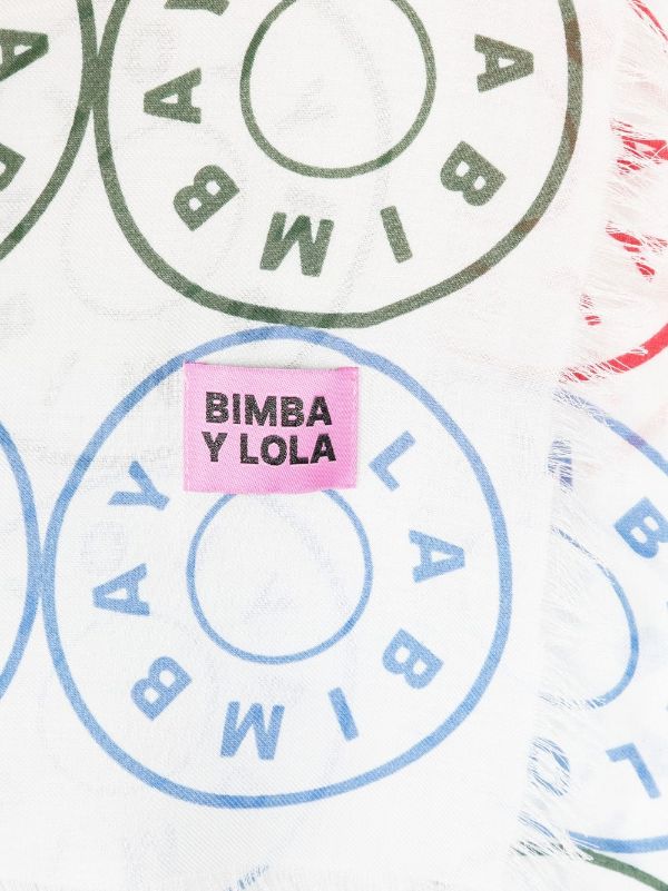 Bimba y Lola logo-print Modal Scarf - Farfetch