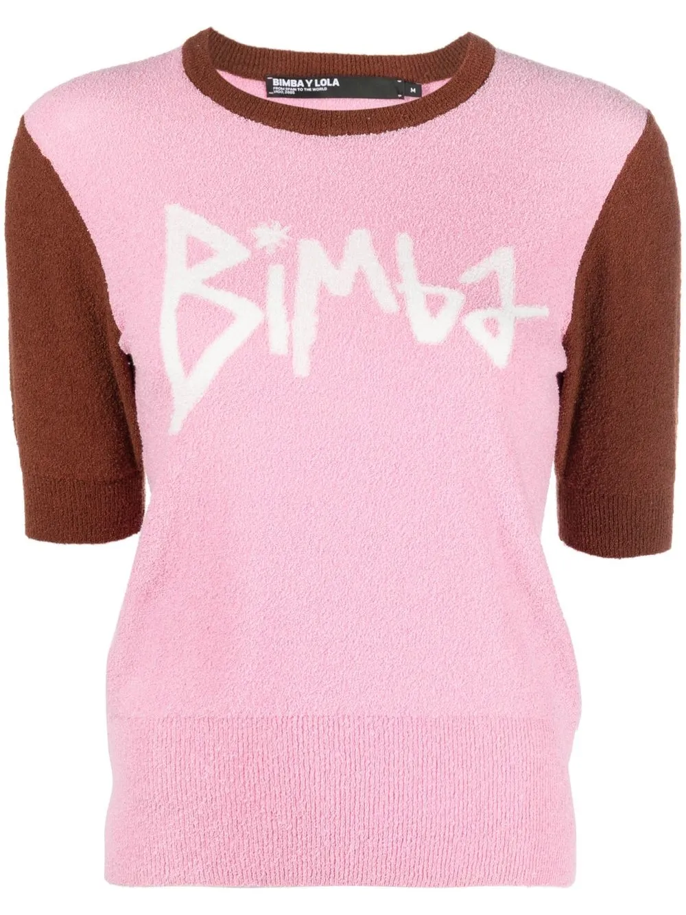 

Bimba y Lola suéter con mangas en contraste - Rosado