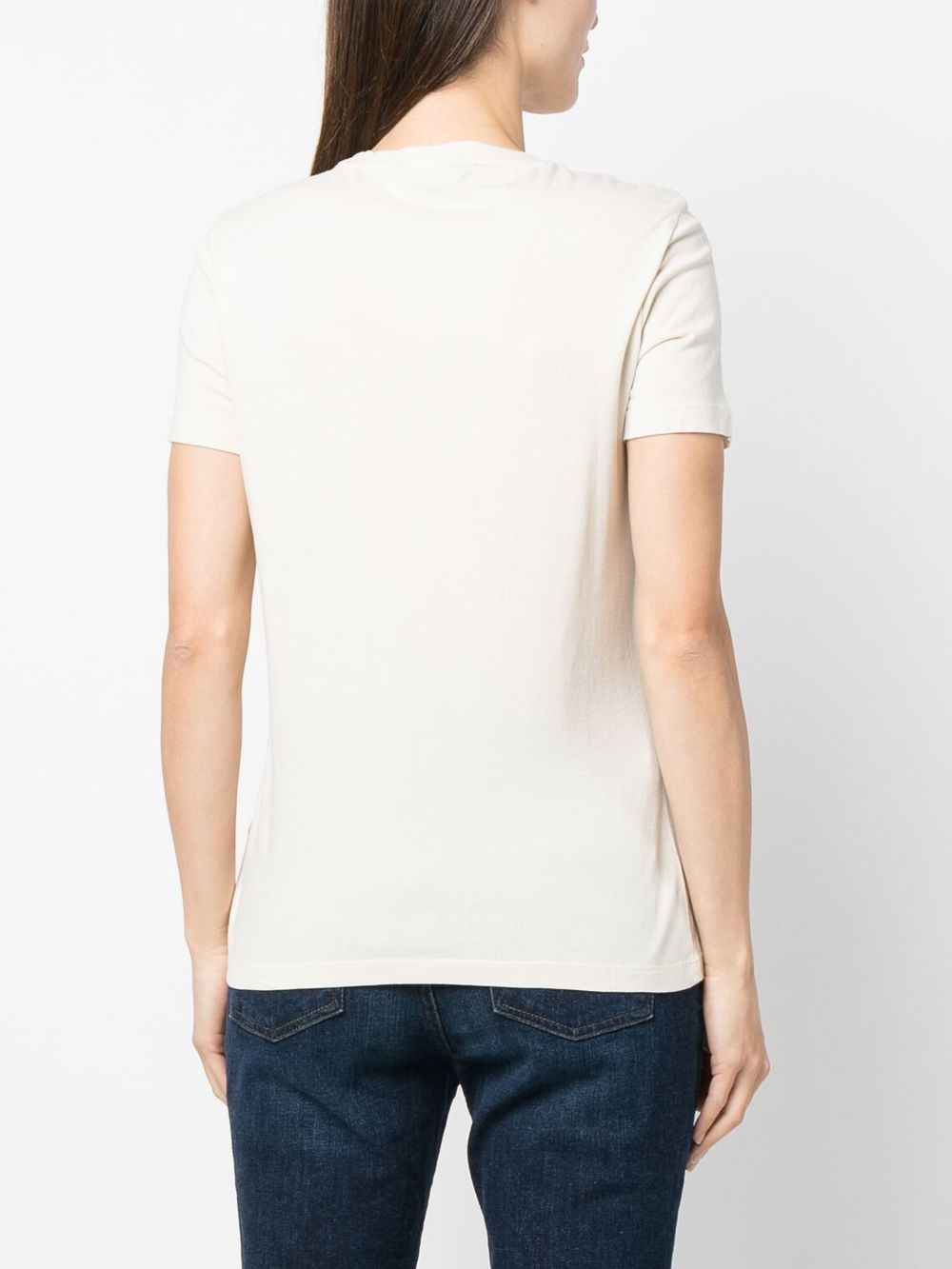 Shop Lauren Ralph Lauren Katlin Short-sleeved T-shirt In Nude