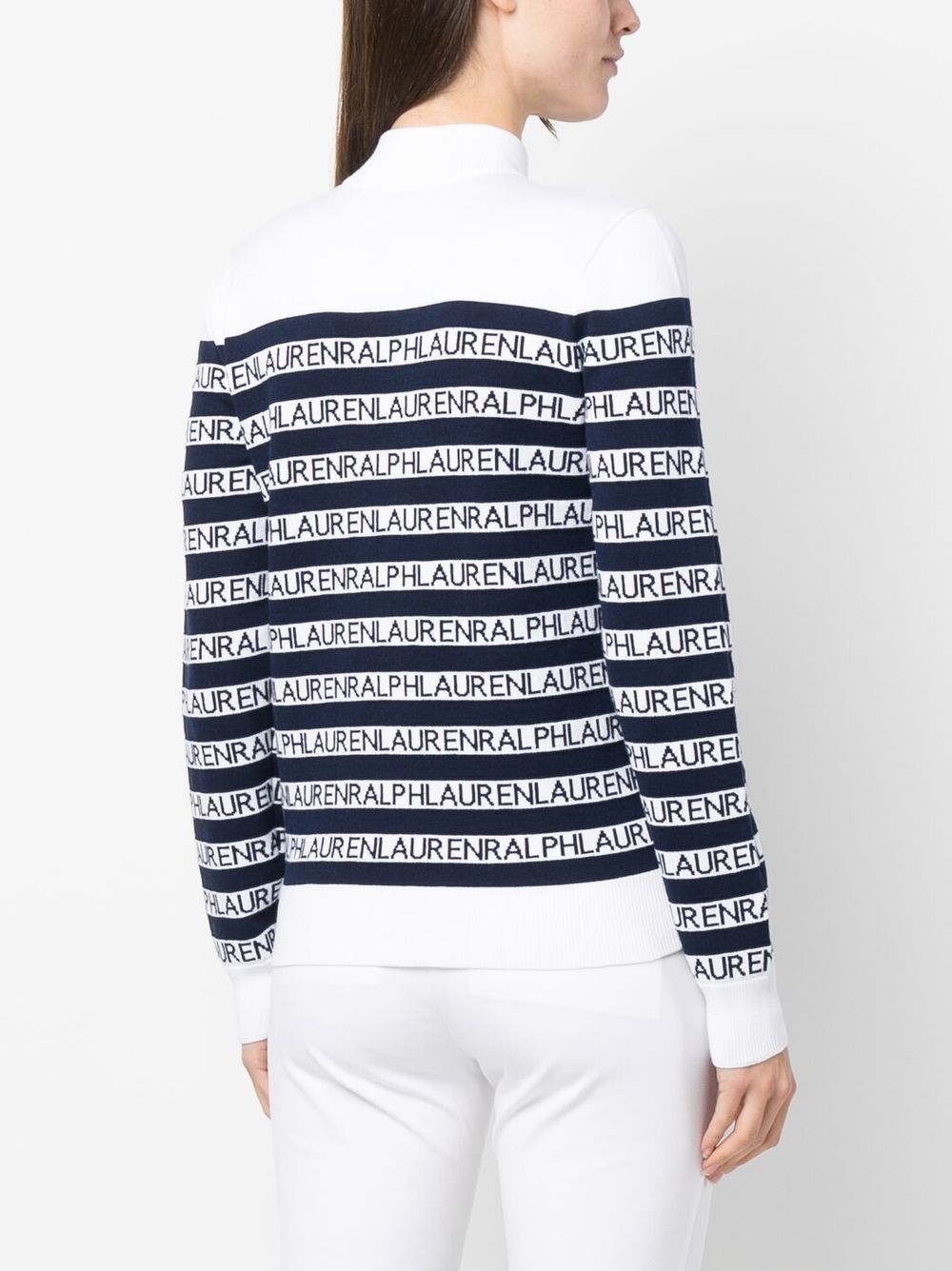 Lauren Ralph Lauren striped mock-neck jumper Women