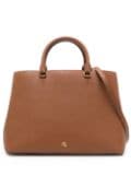 Lauren Ralph Lauren Hanna leather satchel bag - Brown