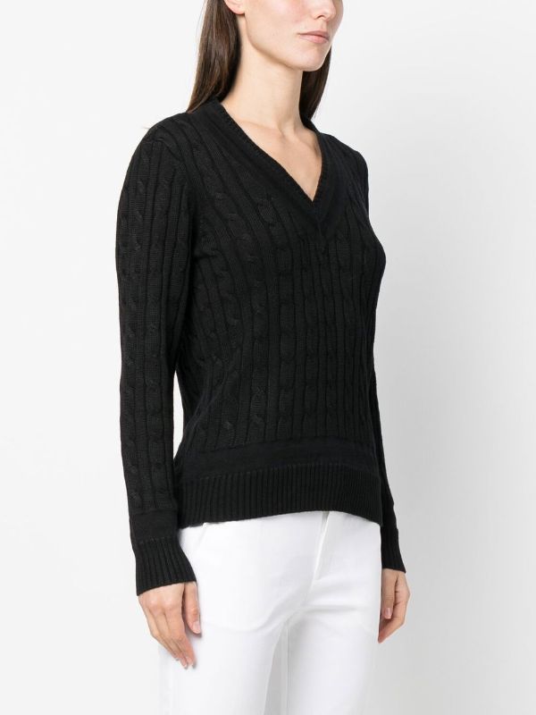 Lauren Ralph Lauren cable-knit Cricket Jumper - Farfetch