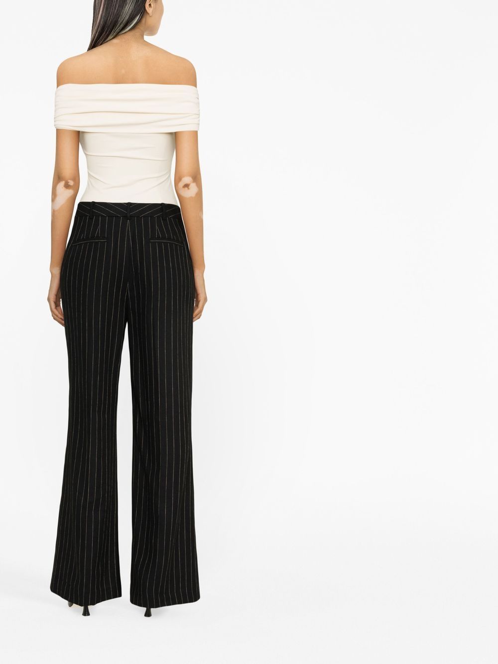 Lauren Ralph Lauren Kaitlen pinstriped wide-leg trousers Women