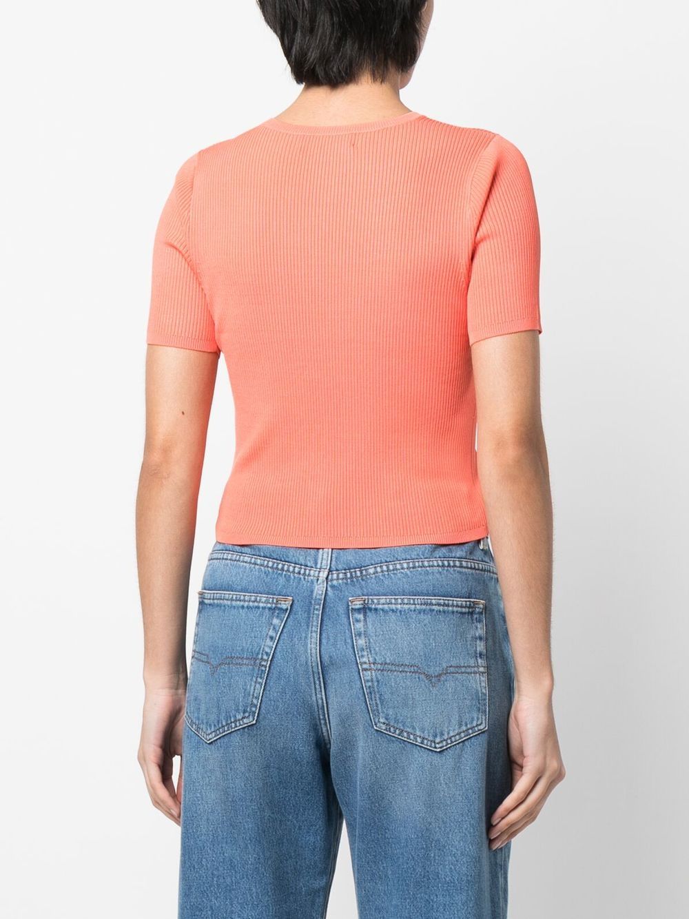 Shop Lauren Ralph Lauren Yuzepa Short-sleeve Jumper In Orange