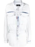 DSQUARED2 light wash denim minidress - Blue