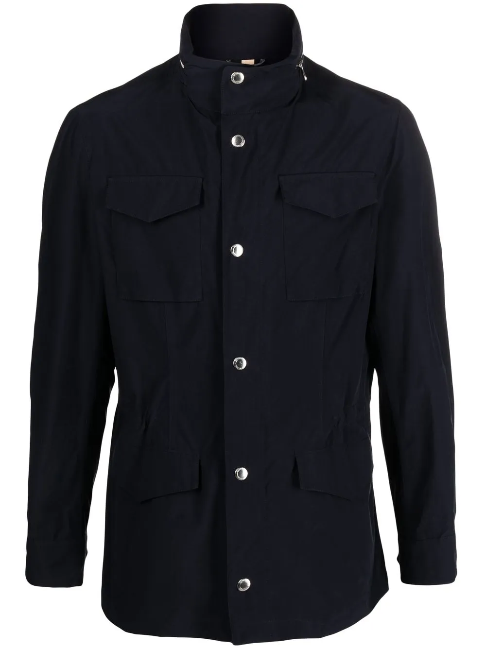 

Brunello Cucinelli four-pockets button-up jacket - Blue