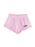 Barrow kids logo-print shorts - Pink