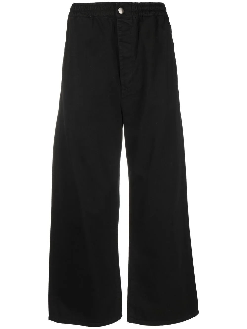 

Société Anonyme Kobe elasticated waistband wide-leg jeans - Black